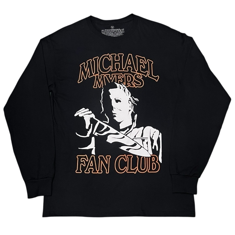 Halloween Michael Myers Fan Club John Carpenter Long Sleeve Shirt Horror Size L